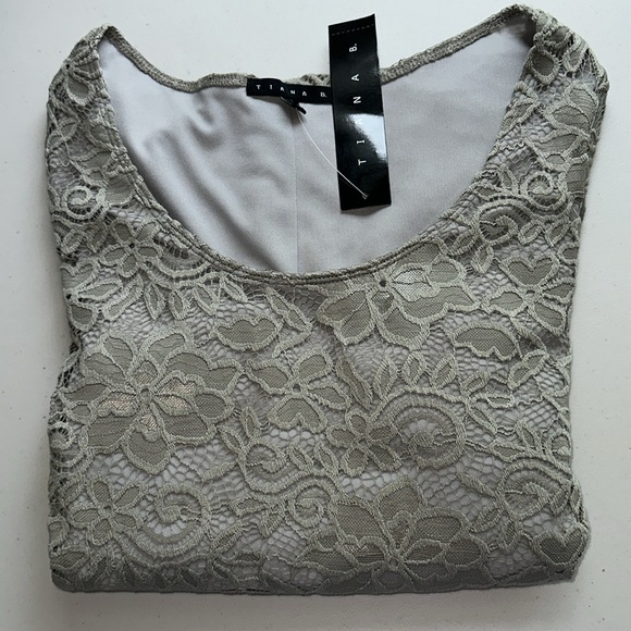 Tiana B. Lace Overlay Dress - Picture 13 of 13